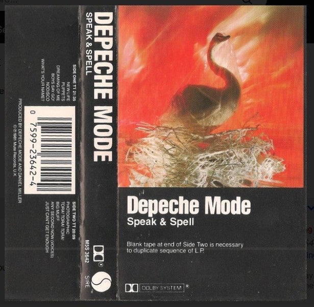 Depeche Mode Speak and Spell Cassette Carousel 1