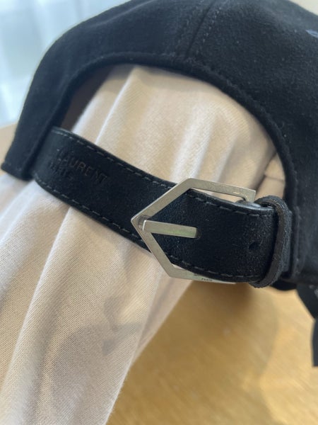 Designer Cap | Saint Laurent Paris | 100% Goat Leather | Size 5963941291018625114