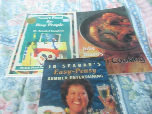 Cook Books x 3 , Carousel 1