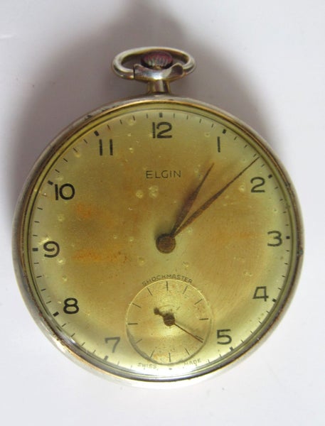 ANTIQUE FIRST ISSUE ELGIN POCKET WATCH Carousel 1
