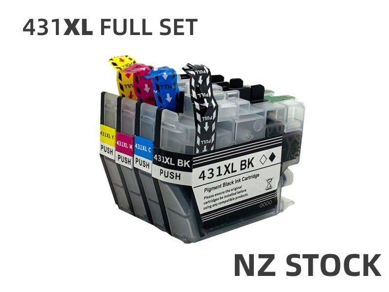 Brother LC431XL Compatible Ink Cartridges FREE Shipping Carousel 1