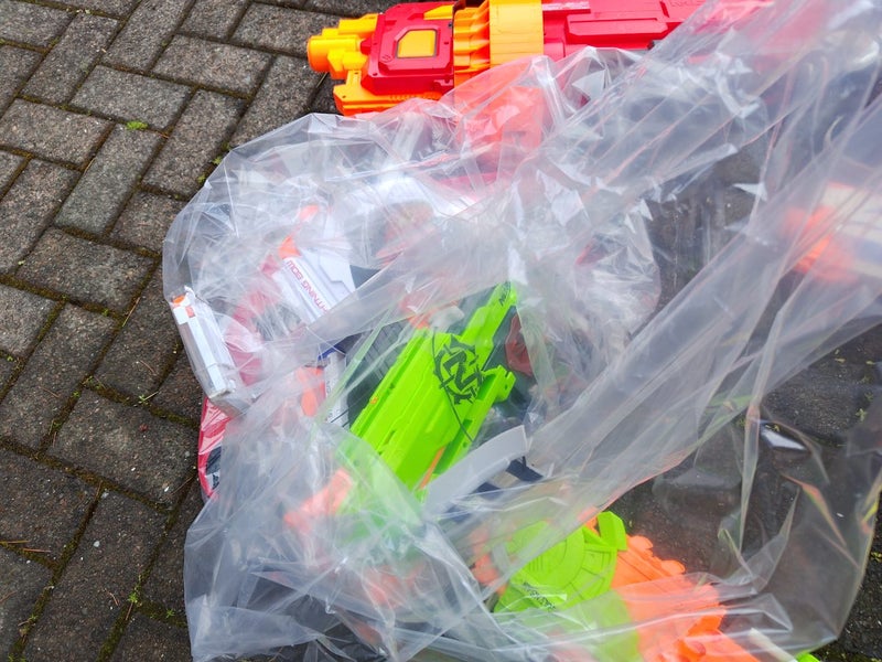 19 Nerf guns with cabinet Carousel 2