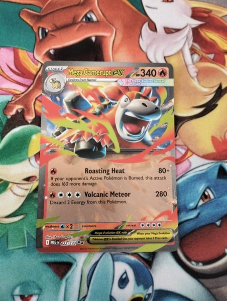 Pokemon Card Mega Camerupt ex Mega Evolutions Carousel 1