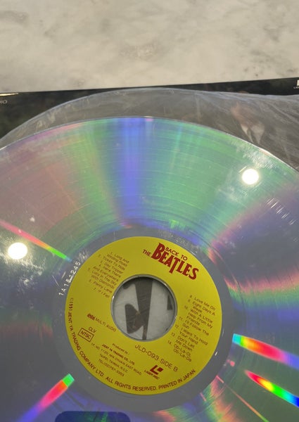Back To The Beatles Laserdisc- NOT TESTED, SOLD AS IS Carousel 7