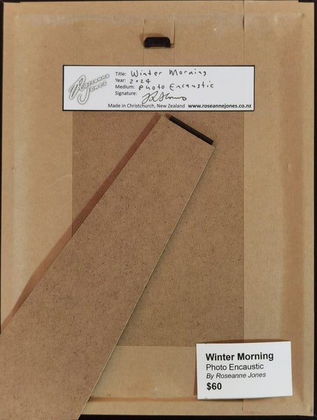 Winter Morning - Framed Mixed Media by Roseanne Jones Carousel 2