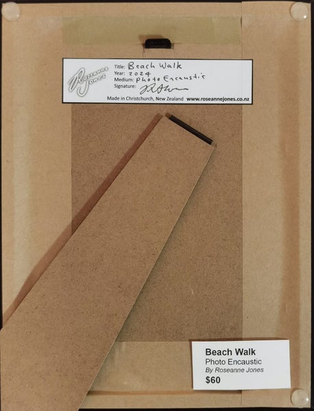 Beach Walk - Framed Mixed Media by Roseanne Jones Carousel 2