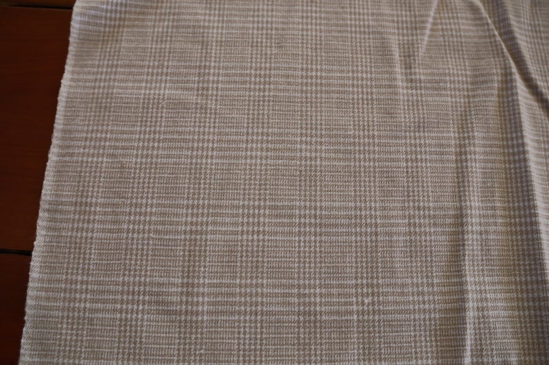 Lovely Length of Vintage Brushed Cotton Plaid Type Fabric. 2.6 Metres x 94 cm Carousel 1