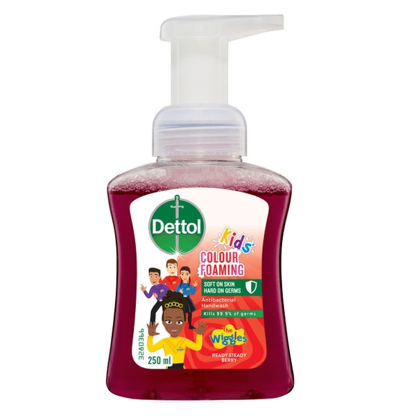 Dettol Kids Colour Foaming Hand Wash Berry 250ml Carousel 1