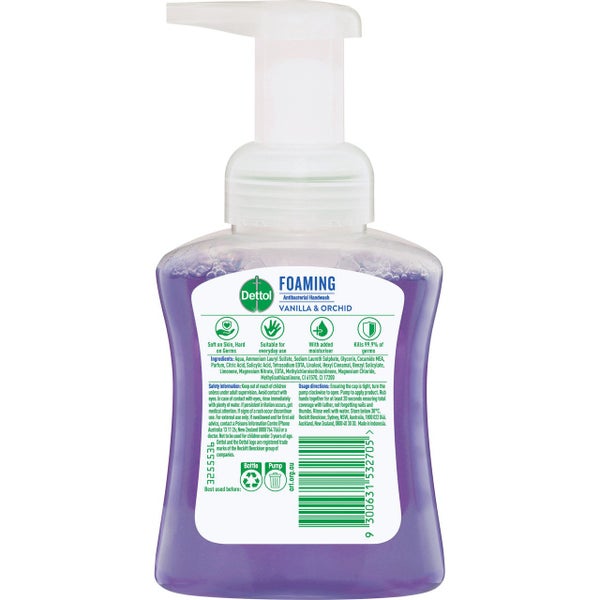 Dettol Foaming Handwash Pump Vanilla & Orchid 250ml Carousel 2