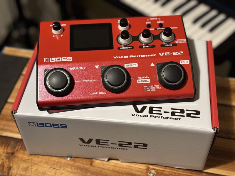 Boss VE-22 Vocal Multi Effects Pedal + Looper Carousel 8