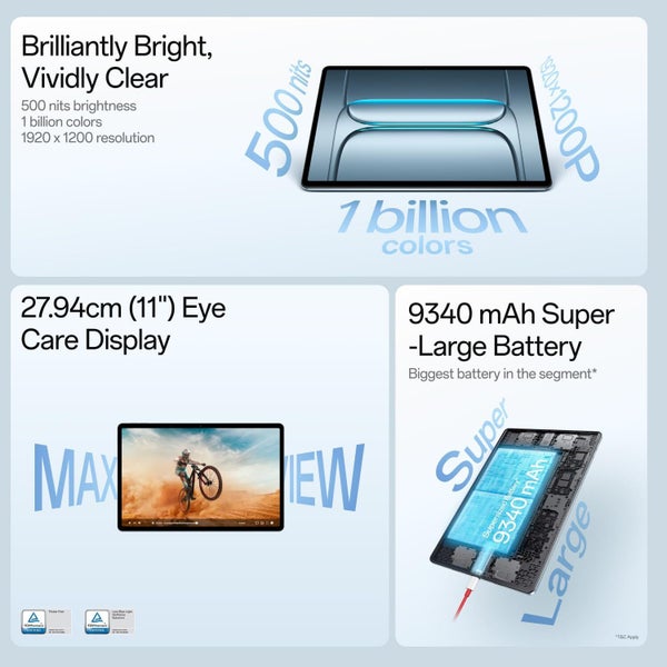Oneplus Pad Lite (128GB / 6GB RAM) - Aero Blue Carousel 5