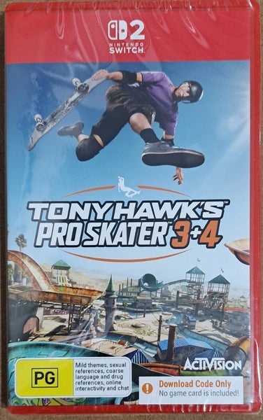 BRAND NEW Nintendo Switch 2 Game Tony Hawks Pro Skater 3+4 Carousel 1