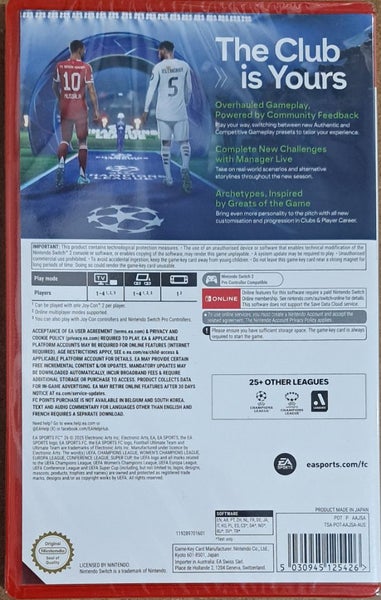 BRAND NEW Nintendo Switch 2 Game FC26 Carousel 2