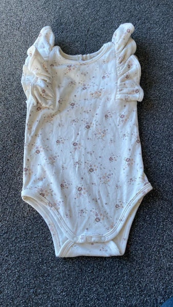 Jamie Kay frilly sleeveless floral bodysuit 2 yrs Carousel 1