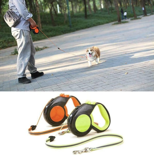 Heavy Duty Retractable Dog Leash with Anti-Slip Handle Carousel 2