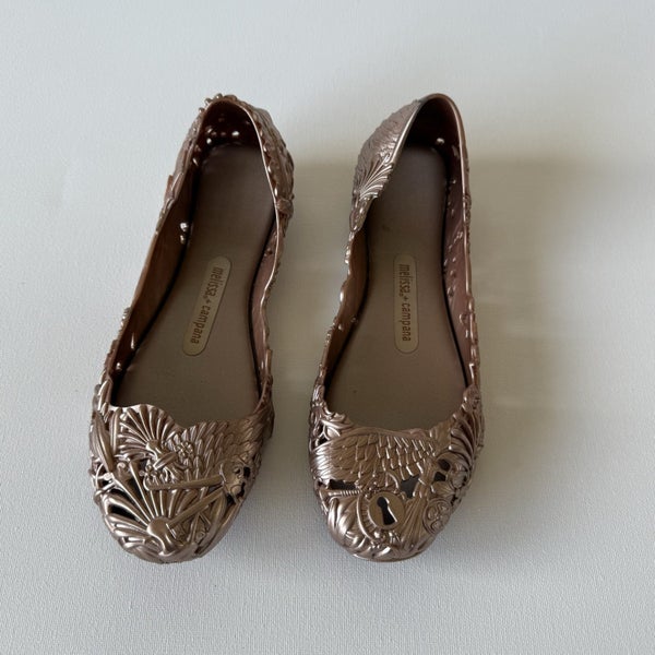 Melissa + Campana Plastic Fairy Shoes Size 35/36EUR 33/34BRA 5USA Carousel 1