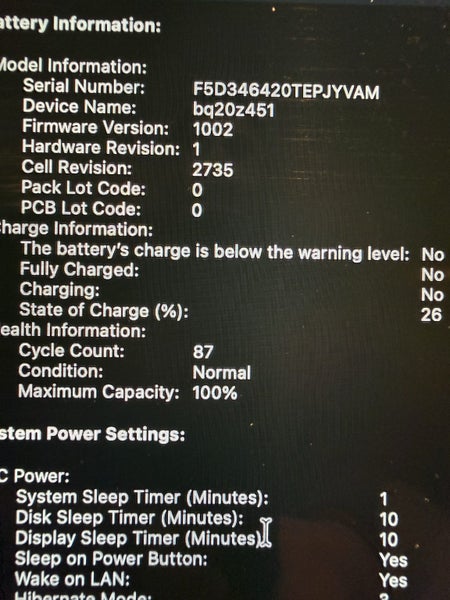 2020 M1 MacBook Air 8g ram 250g HD w/USB C Charger A233764335717383043113