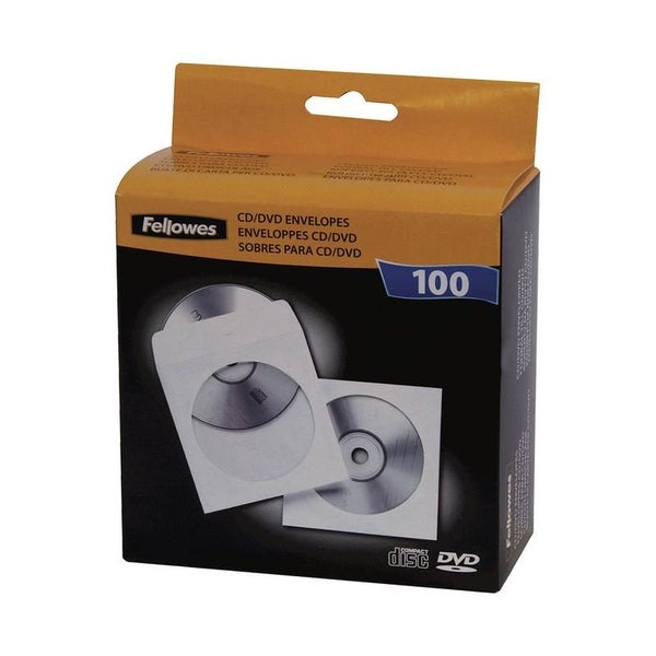 Fellowes CD Envelopes, Pack of 100 with Window F90691 Carousel 1
