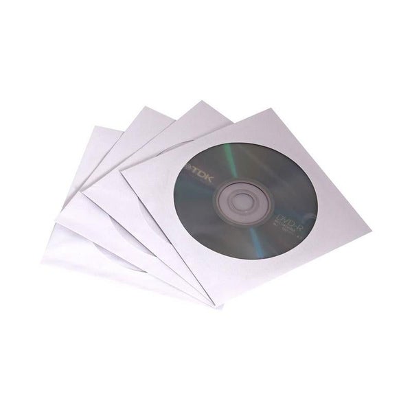 Fellowes CD Envelopes, Pack of 100 with Window F90691 Carousel 2