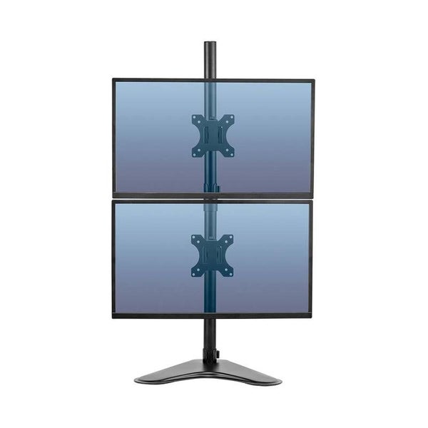 Fellowes Dual Stacking Monitor Arm Freestanding F8044001 Carousel 1
