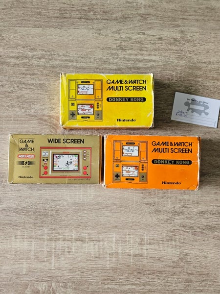 Game and Watch Bundle DK-52 MC-25 CIB Carousel 2