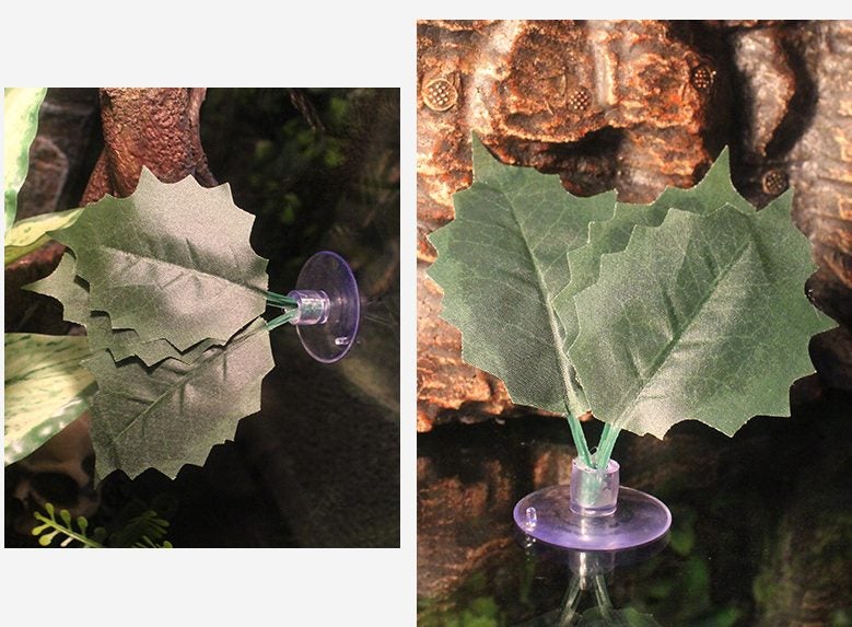 Aquarium Artificial Plant Leaf Fish Betta Fish Tank Spawning Rest Carousel 1