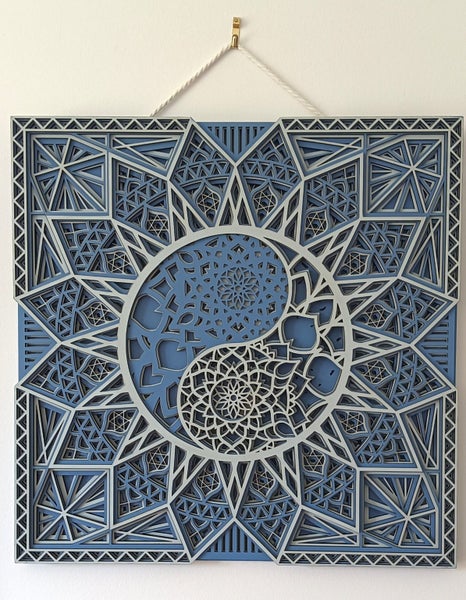 Ying and Yang (Laser Layered) Carousel 1