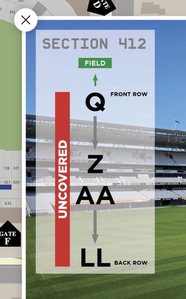 FRONT ROW SEATED Metallica tickets x2 (Section 412 Row Q) Carousel 2