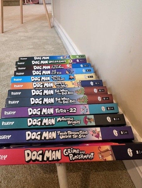 Dog Man x 12 book AND Cat Kid x 3 bookd Carousel 1