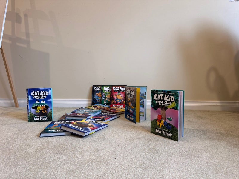 Dog Man x 12 book AND Cat Kid x 3 bookd Carousel 2