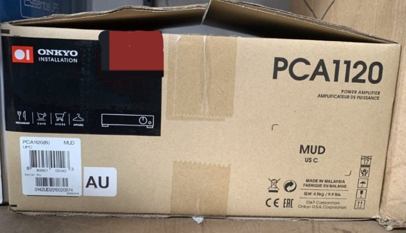 ONKYO POWER AMPLIFIER MODEL No. PCA1120 Carousel 7