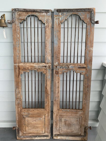 Teak & iron Indian doors Carousel 1