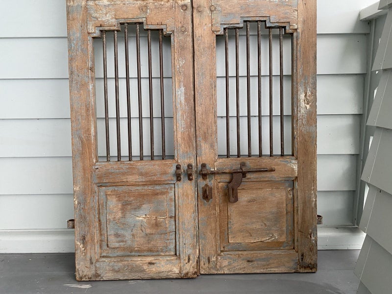 Teak & iron Indian doors Carousel 5