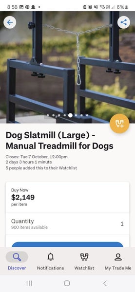 Dog Slatmill (Large) – Manual Treadmill Carousel 2
