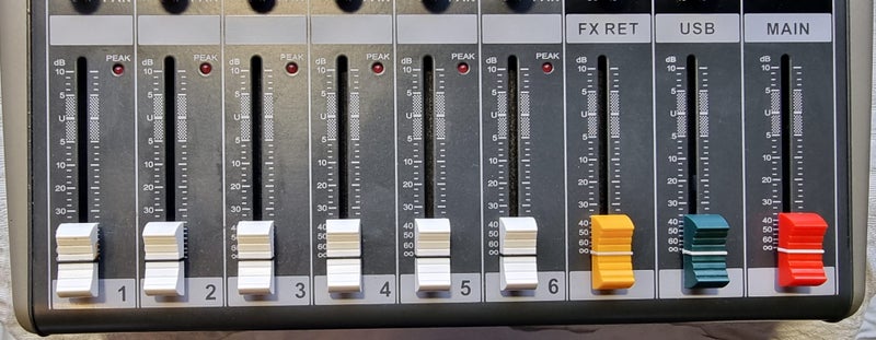 Audio Mixer 6 Channel AVE Strike Fx 6 Carousel 2