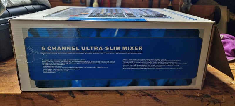 Audio Mixer 6 Channel AVE Strike Fx 6 Carousel 11