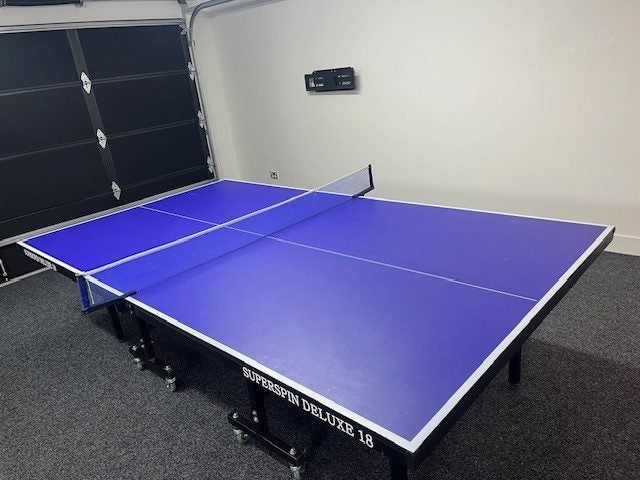SUPERSPIN DELUXE - 18 Table Tennis Table – 18 mm, Competition Size, VGC, Extras Carousel 8