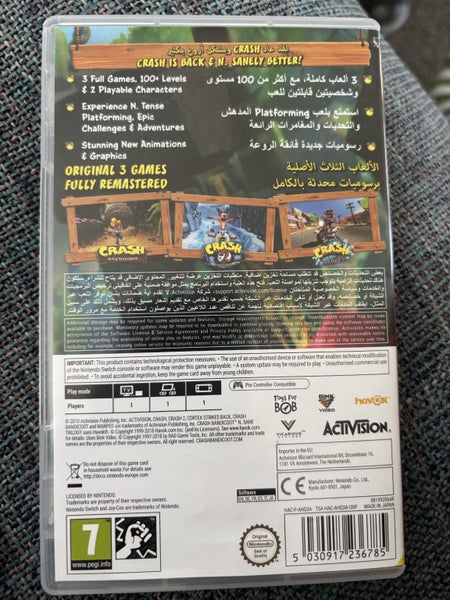 Crash Bandicoot N Sane Trilogy Nintendo Switch game Carousel 2