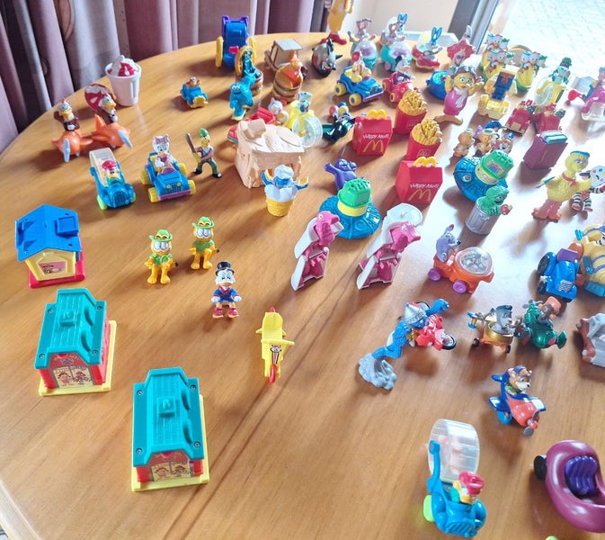 Selection of old McDonald's happy meal toys (70+) which are up to 25 years old Carousel 2