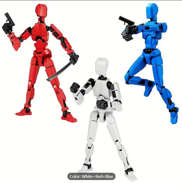 Promotion! 3pcs Articulated Action Figure Set #ED123 Carousel 2