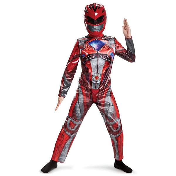 Red Ranger Movie Muscle Costume For Boys and Girls Size 7-8 Going Cheap Carousel 1