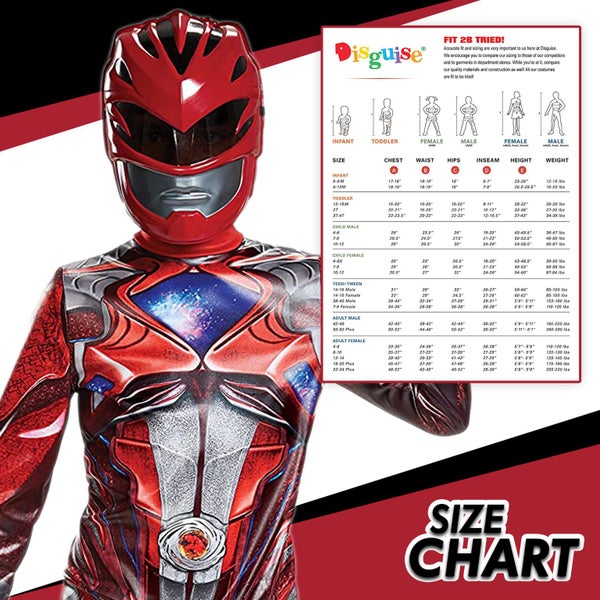 Red Ranger Movie Muscle Costume For Boys and Girls Size 7-8 Going Cheap Carousel 12
