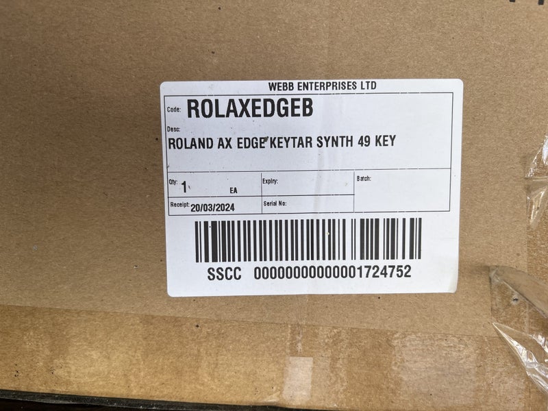 Roland AX-Edge Keytar – Like New Condition64272022650882114