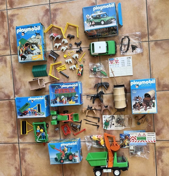 Vintage Playmobil COLLECTION NM/Mint - Made in Germany Geobra-1970/80s $1 RES ++ Carousel 1
