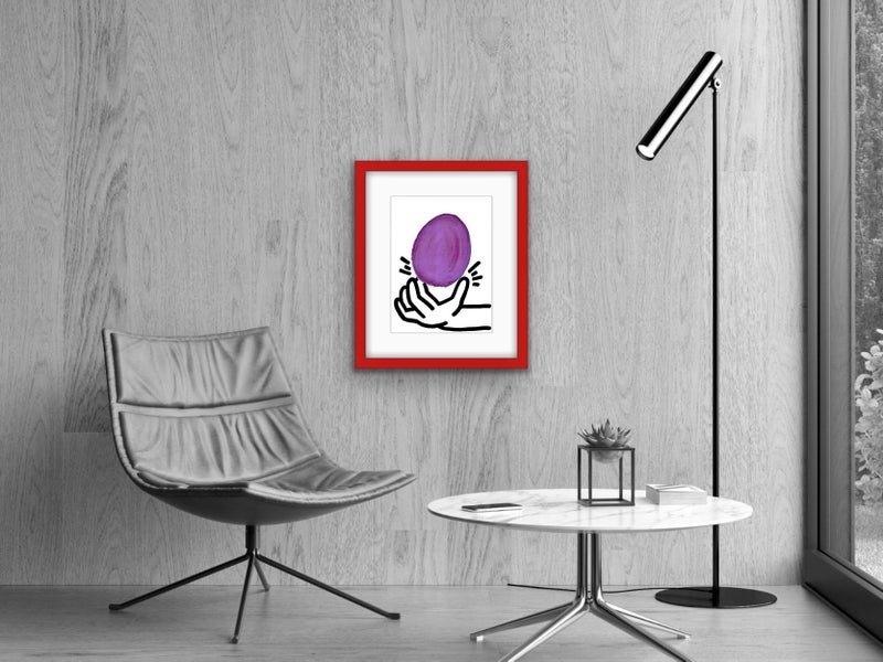 The Red & Blue Story No 20 | Vintage Wall Art | Framed Print 1/20 Carousel 2