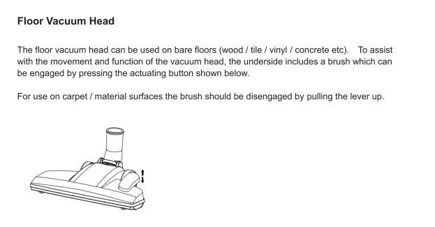 Corded Stick Vacuum 600W Black/Red Carousel 6