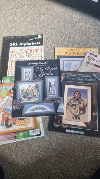 20 Assorted cross stitch patterns Carousel 1