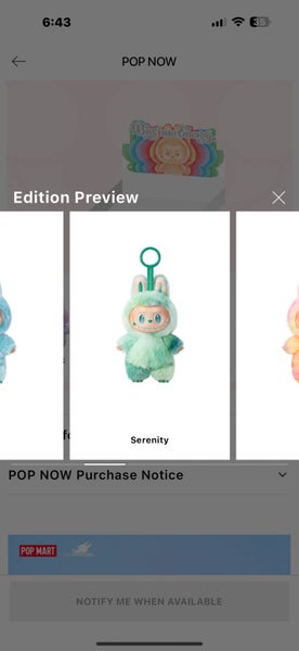 Labubu 3.0 serenity Brand new un opened Carousel 1