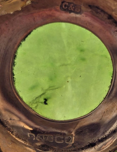 Edwardian Rose Gold 1909 9ct Gold Sovereign Purse with pounamu panel64649383681025113