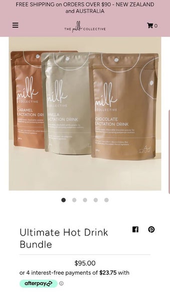 *The milk collective lactation drinks x2* Carousel 4